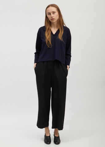 Gabardine Drawstring Pants