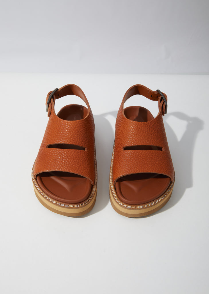 Platform Leather Sandal