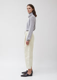 Heavy Cotton Twill Flared Pants