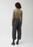 Cropped Wool Chino Pants