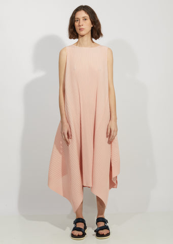 Cuddle Color Pleats Long Dress