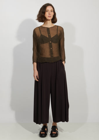 Drape Jersey Pants