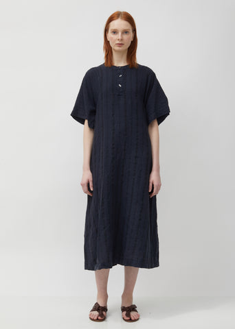Textured Linen Dress