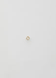 3D Square Earring 01 with Diamond — 7mm