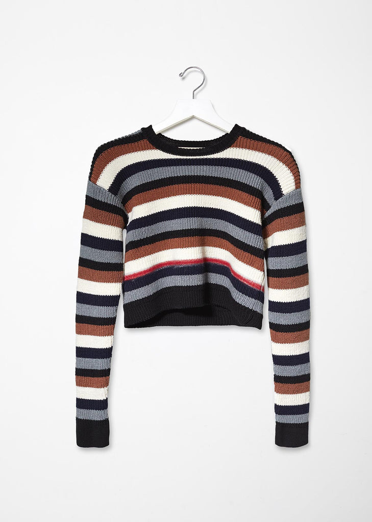Stripe Cotton Sweater
