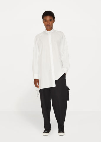 Open Drape Shirt by Yohji Yamamoto - La Garçonne