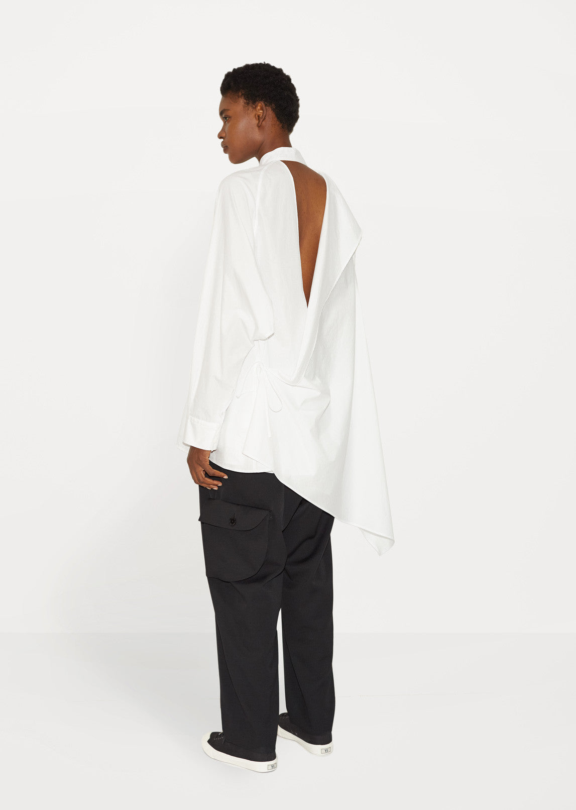 Open Drape Open Drape Shirt by Yohji Yamamoto - La Garçonne