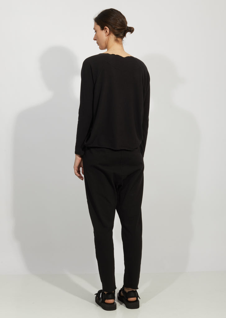 New Basic Cotton Jersey Trousers