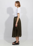 Solid Satin Skirt