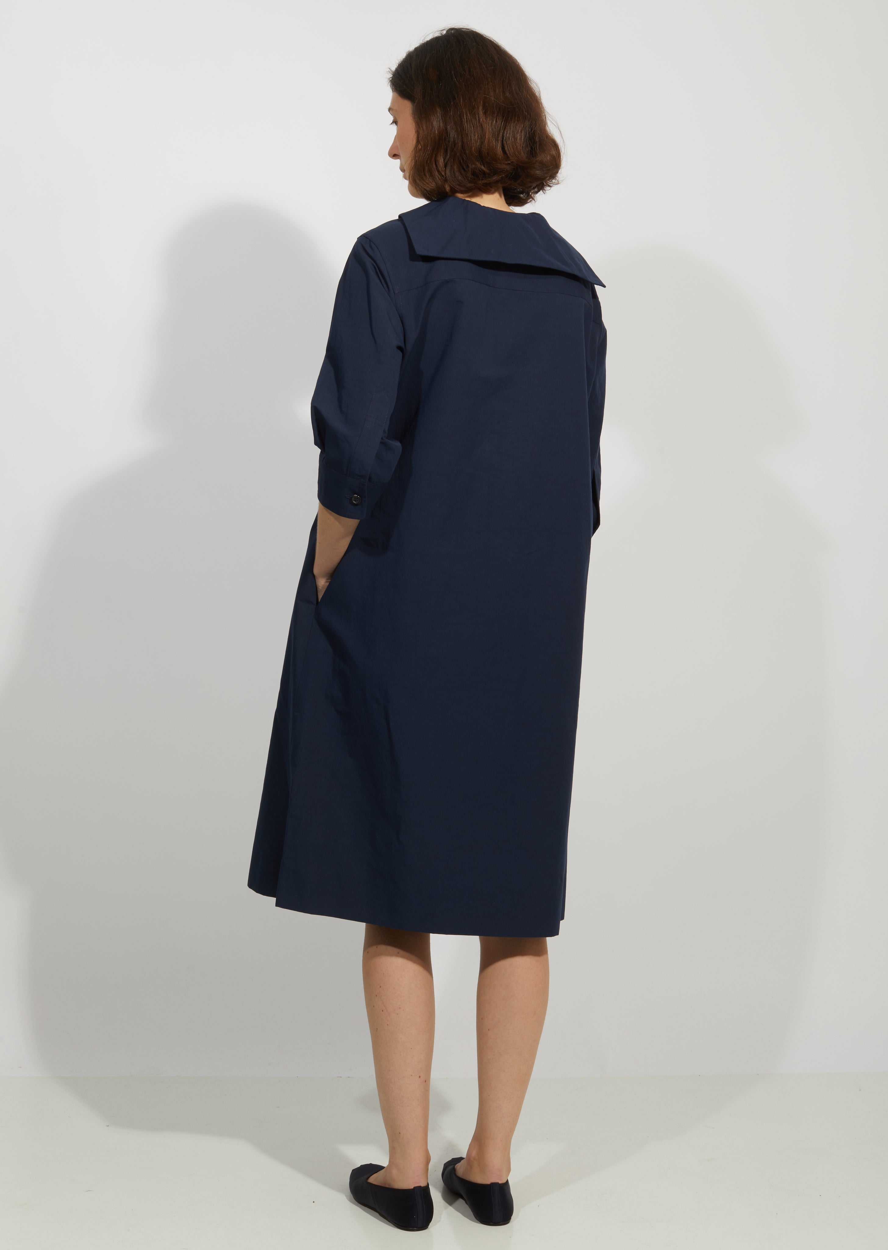 margaret howell linen dress Linen Shirt Dress La Garonne