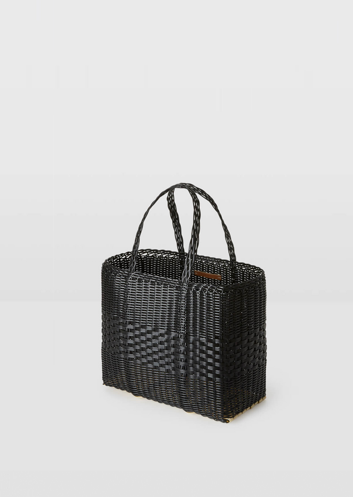 Lace Tote Bag Small — Black