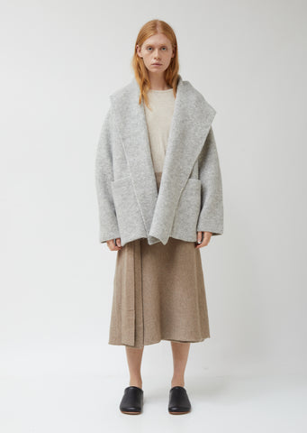 Double Face Alpaca Wool Coat