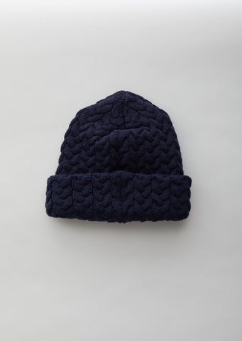 Cable-knit Chunky Watch Cap