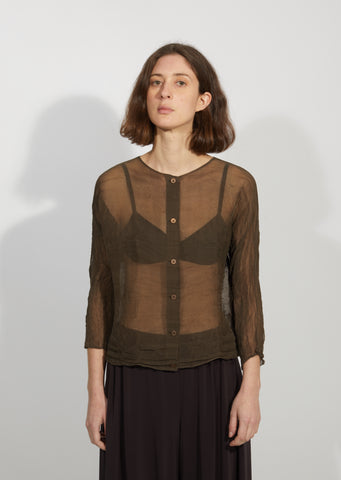Chiffon Twist Cardigan