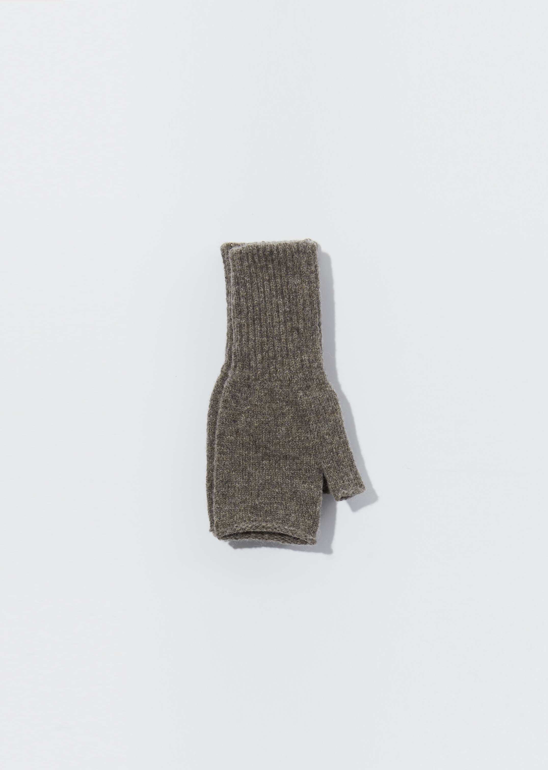 マーガレットハウエル 手袋 Felted Fingerless Gloves — Pebble – La Garçonne
