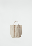 Washed Canvas 6 Pocket Tote TS — White
