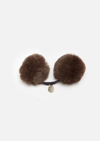 Rabbit Pom Pom Hair Tie