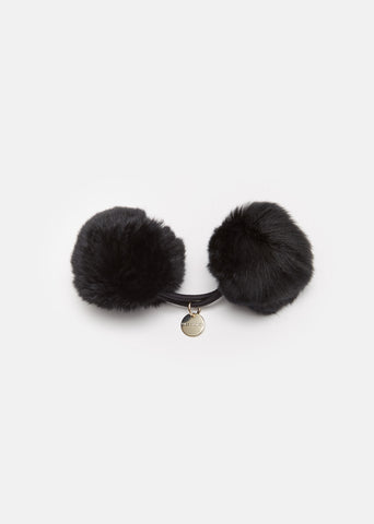 Rabbit Pom Pom Hair Tie