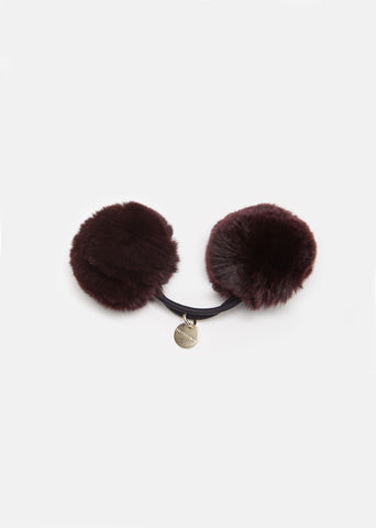 Rabbit Pom Pom Hair Tie