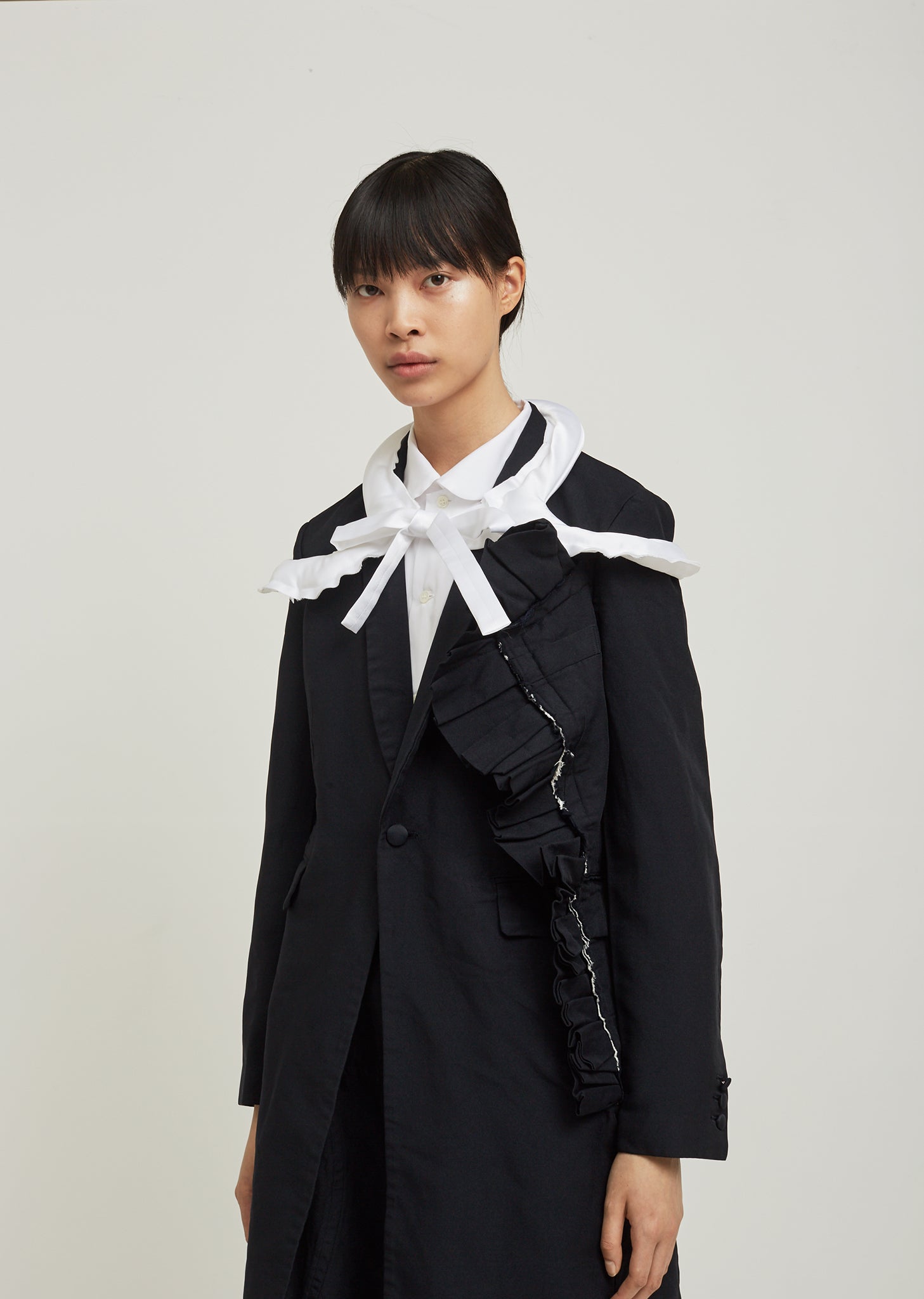 Polyester Satin Collar by Comme des Garçons- La Garçonne
