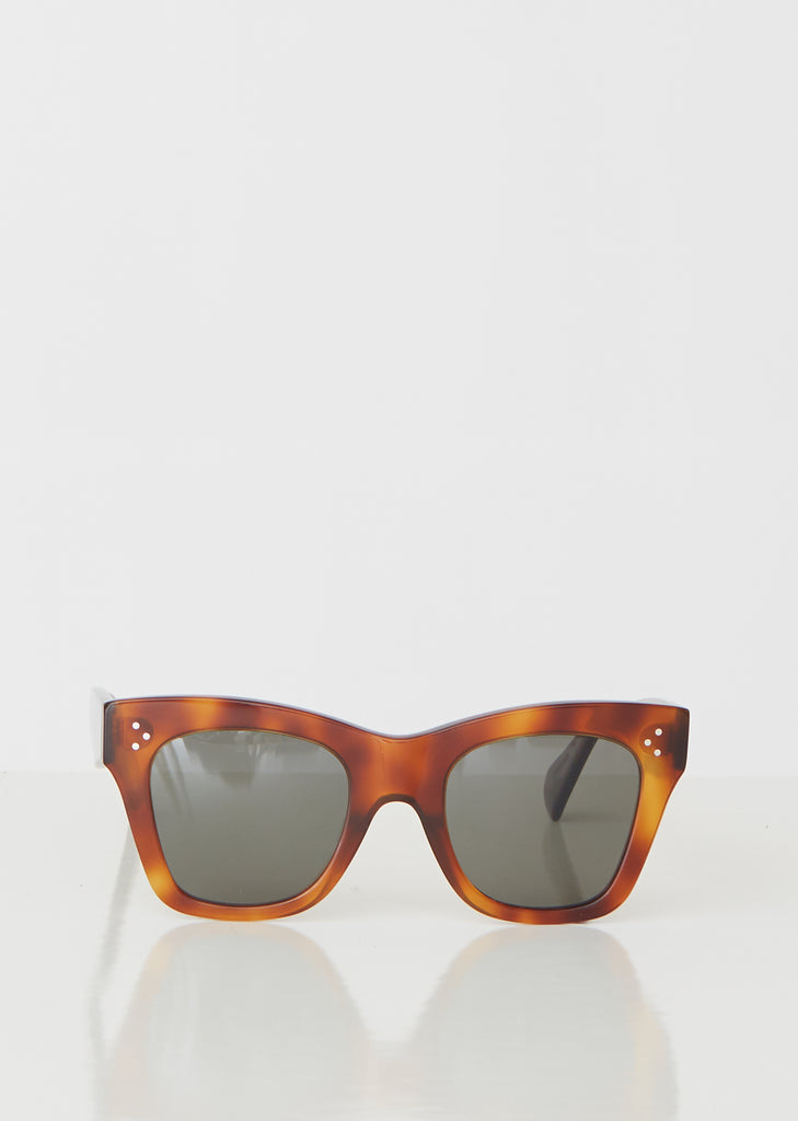 Square Tortoiseshell Acetate Sunglasses