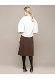Keiko Ribbed Foldover Skirt