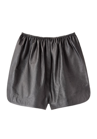Pony Leather Shorts