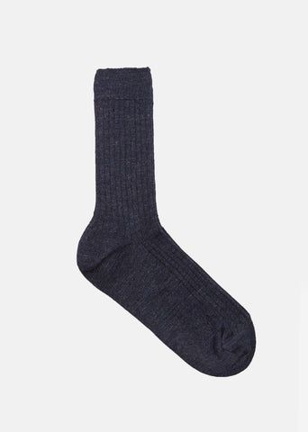 Ramie Short Socks in Nuit