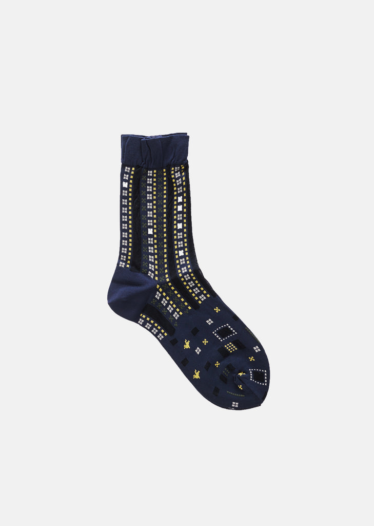 Large Monogram Vog Socks - Purple | JF monogram sock | Fluevog Shoes
