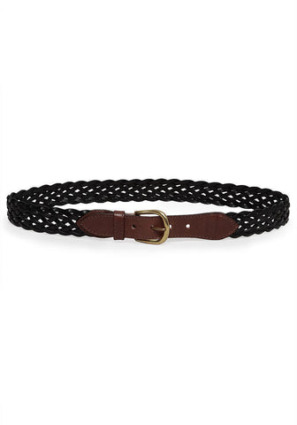 Braided Leather Belt