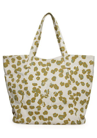 Canvas Leopard Tote