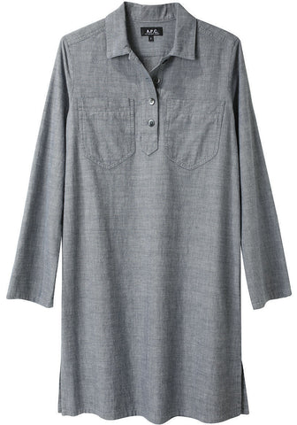 Chambray Shirtdress