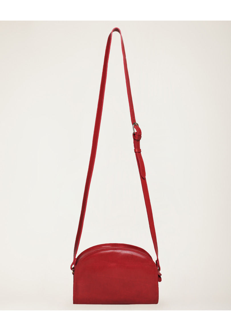 A.P.C. Red Mini Demi-Lune Bag – BlackSkinny