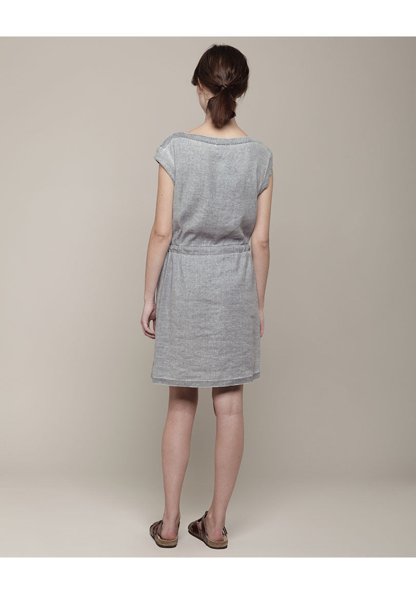 Drawstring Linen Dress La Garonne Drawstring Linen Dress La Garonne