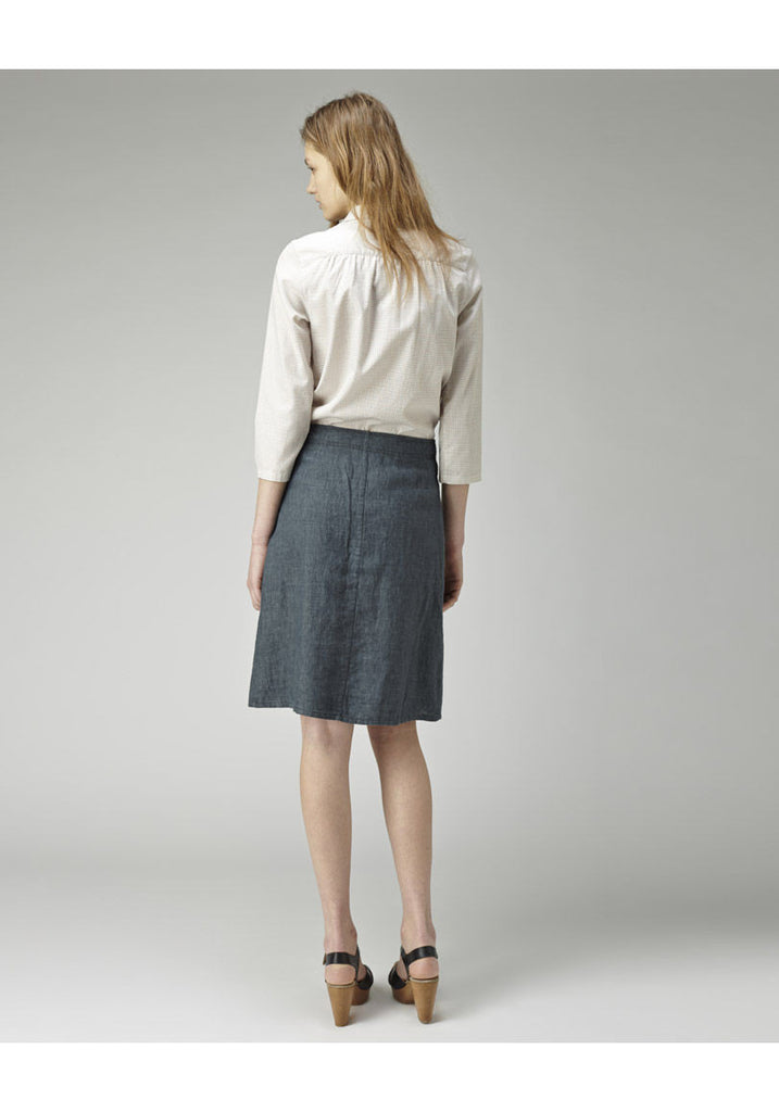 Linen A-Line Skirt