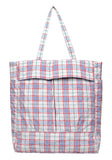 Quilted Plaid Tote
