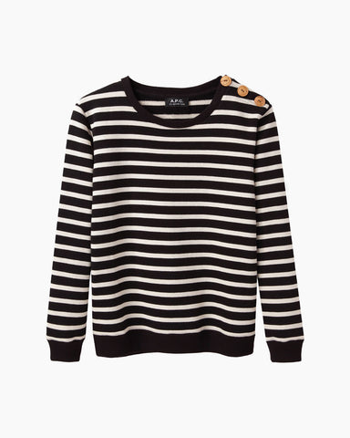 Mariniére Stripe Sweatshirt