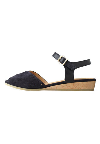 Openwork Wedge Sandal