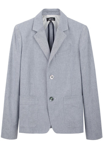 Oxford Denim Blazer