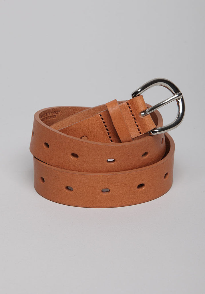Perforated Leather Belt