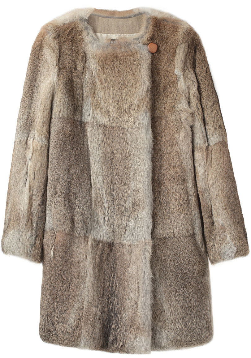 Rabbit Fur Coat – La Garçonne