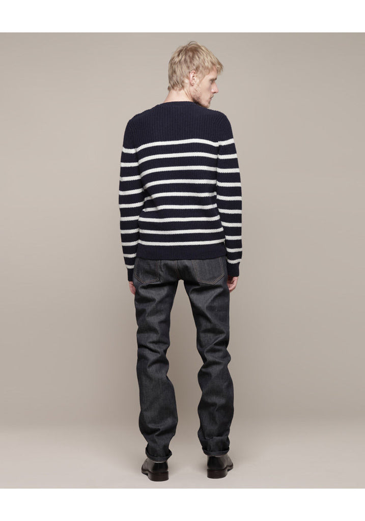 Ribbed Marine Sweater