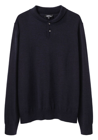 Shawl Collar Polo