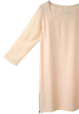 Silk Boatneck Dress