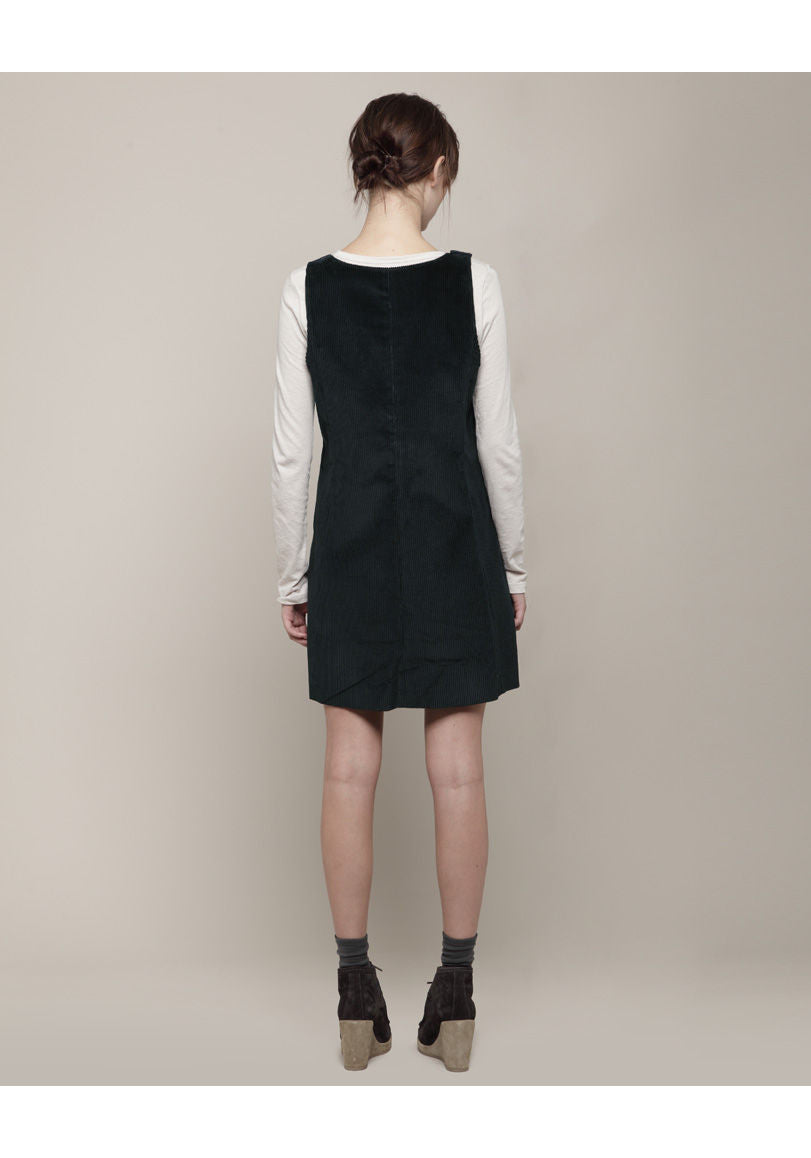 Sleeveless Corduroy Dress – La Garçonne Sleeveless Corduroy Dress – La Garçonne