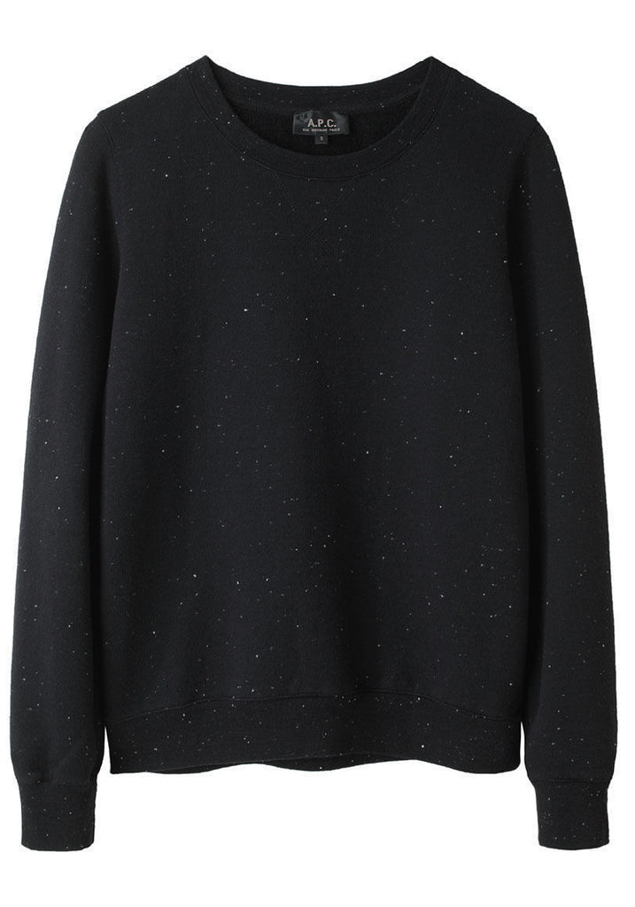 Speckled Pullover Sweatshirt