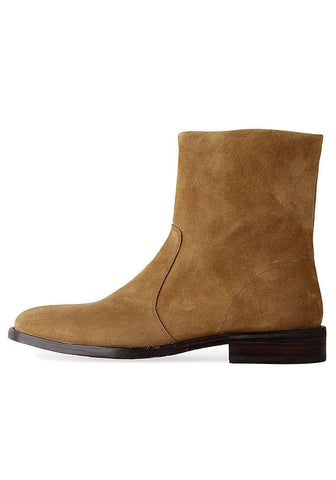 Suede Zip Boots