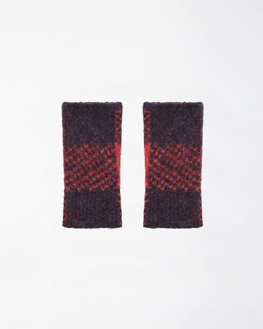 Cammie Plaid Fingerless Mittens