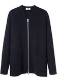 Devon Zip-Up Cardigan