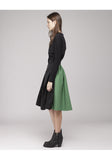 Maurice Couture Colorblock Skirt